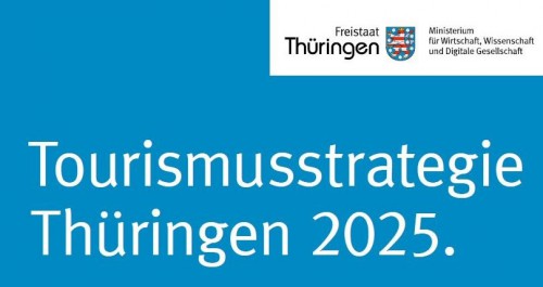 Schriftzug Tourismusstrategie Thüringen 2025