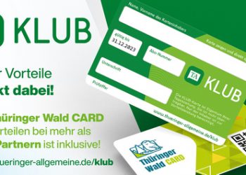 Klub-Karte mit Vorteilen der TW Card bei Abonnement
