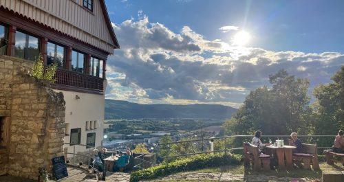 Ausblick Burg Normannstein