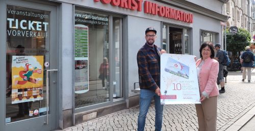 Plakatvorstellung 10-Jahre Erfurt-Gutschein